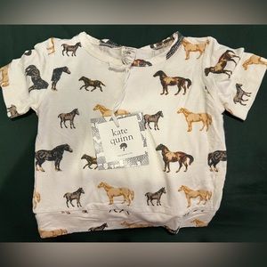 Kate Quinn horse shirt